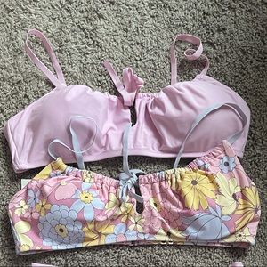 BUNDLE Aerie Ruched Scoop Bikini Top